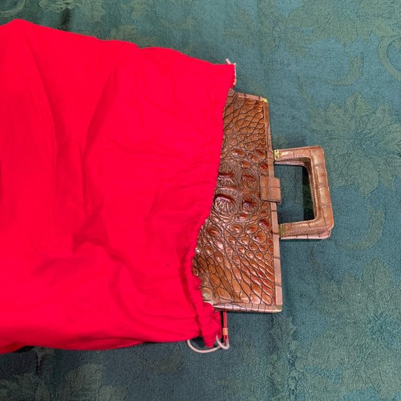 🌺ELLEN TRACY Croc Embossed Handbag (NEVER USED) - Picture 15 of 16